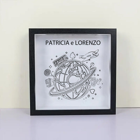 Scatola dei Ricordi di Viaggio Personalizzata – Idea Regalo Unica | Mappa in Viaggio mappainviaggio